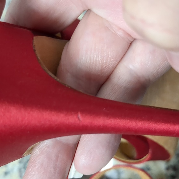 Badgley Mischka Rhinestone Sandals Sz. 8 - Picture 6 of 7